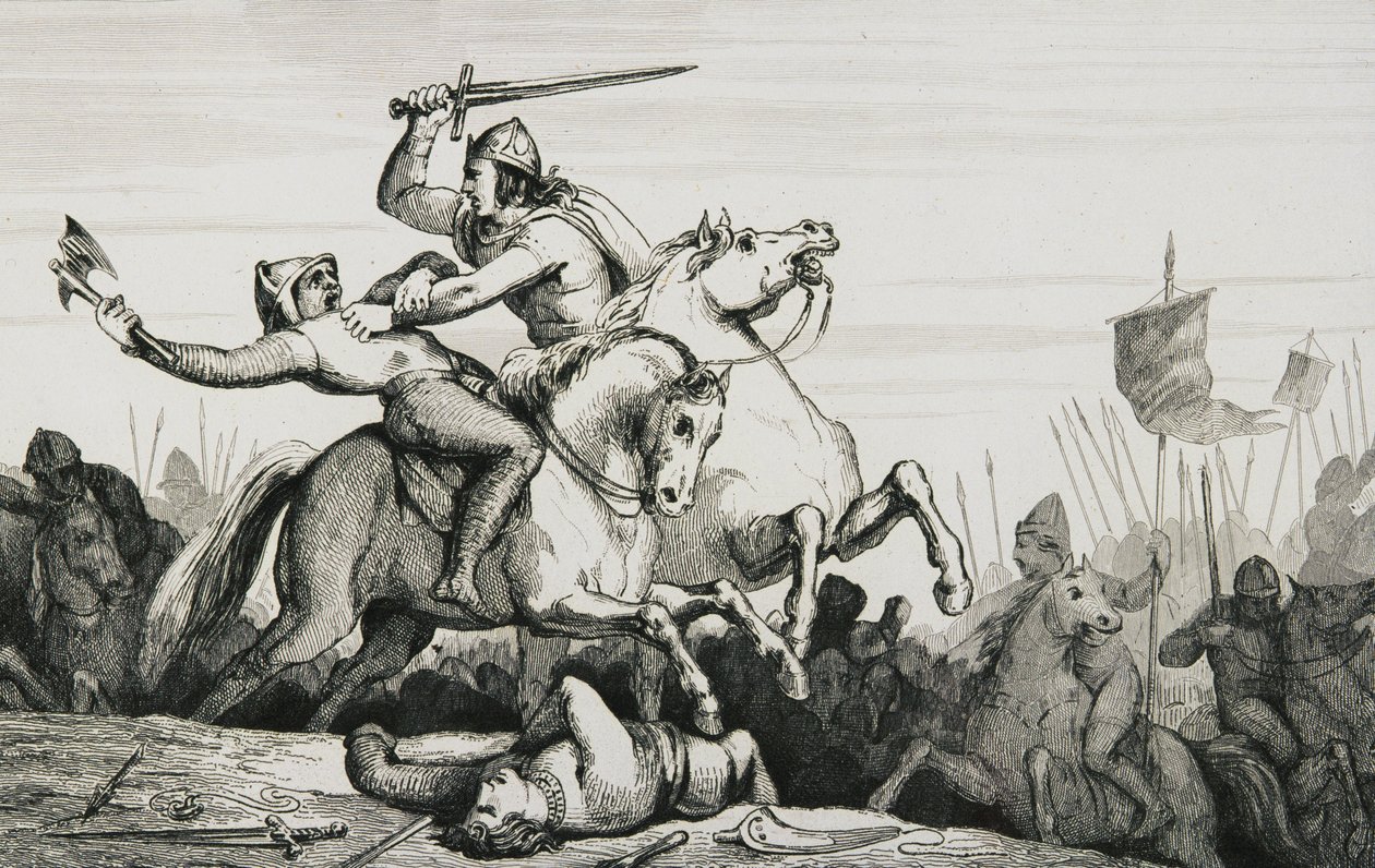 Eudes (860-98) i kamp mot normannerne, fra 