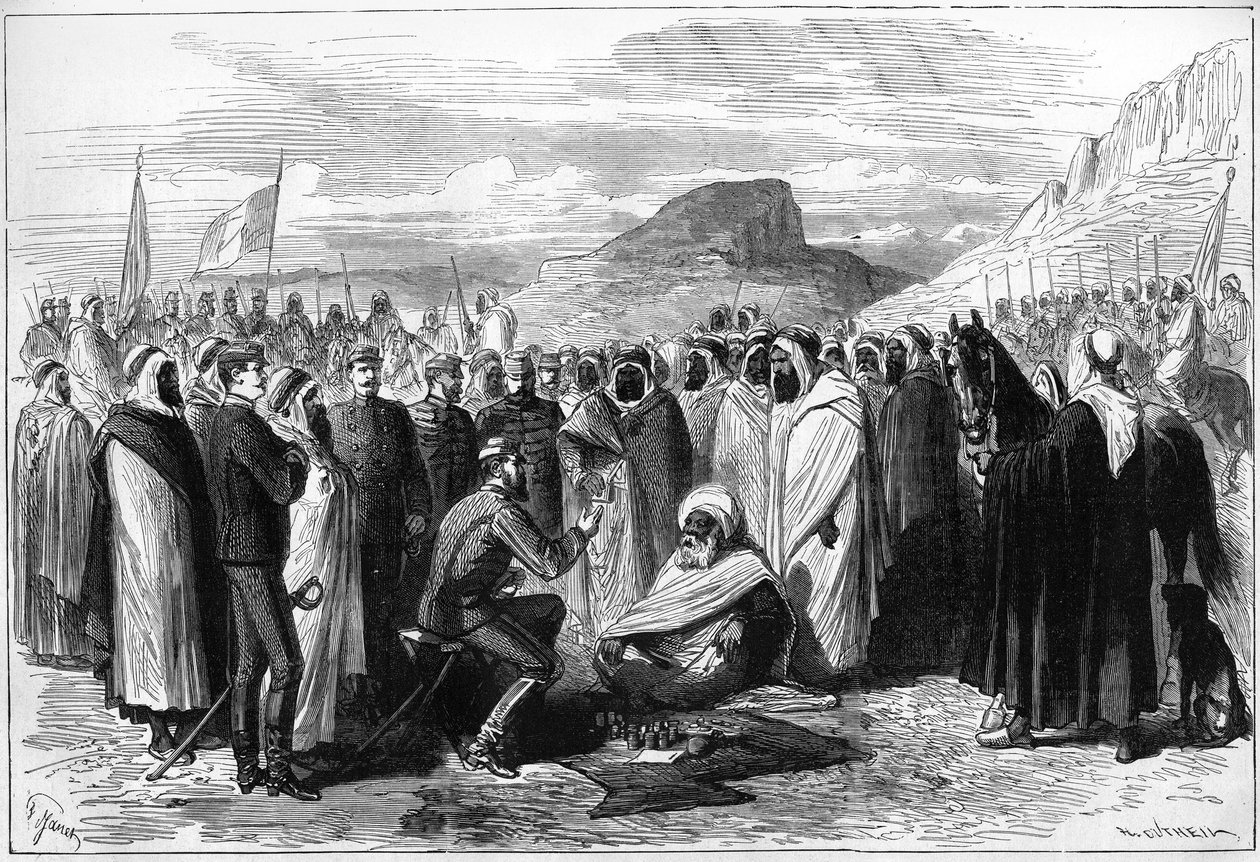 Ekspedisjon av general de Flogny til Algerie av French School
