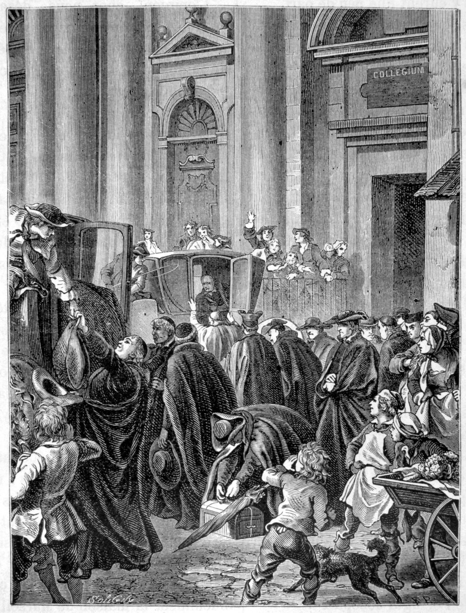Utvisning av jesuittene (1764) - i "" Histoire de France populaire"" av Henri Martin av French School