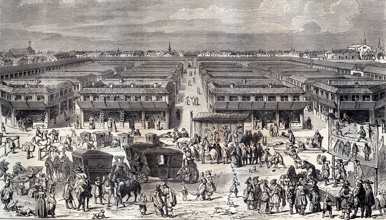 Fair of Saint Germain in Paris av French School