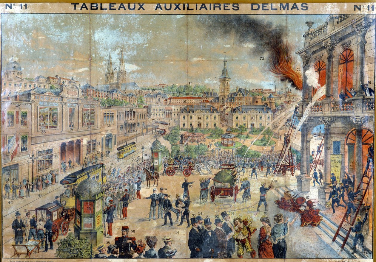 Brann i byen. sd. 19. utgave Delmas. av French School