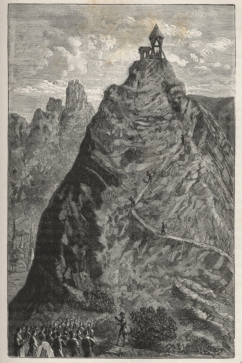 Florin Perier eksperimenterte med Torricelli på toppen av Puy de Dome, 19. september av French School