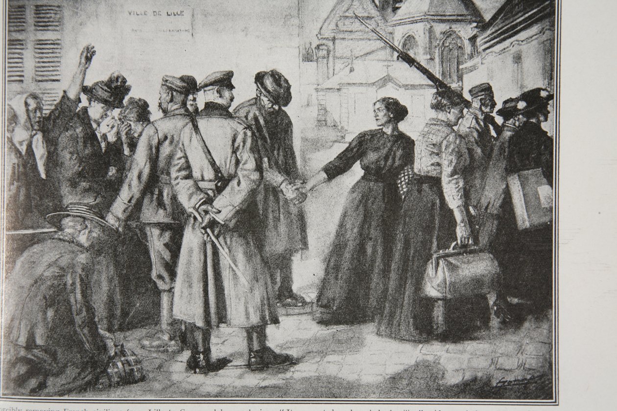 Tvangsfjerning av franske sivile fra Lille til tyske arbeiderkolonier, 1914-19 av French School
