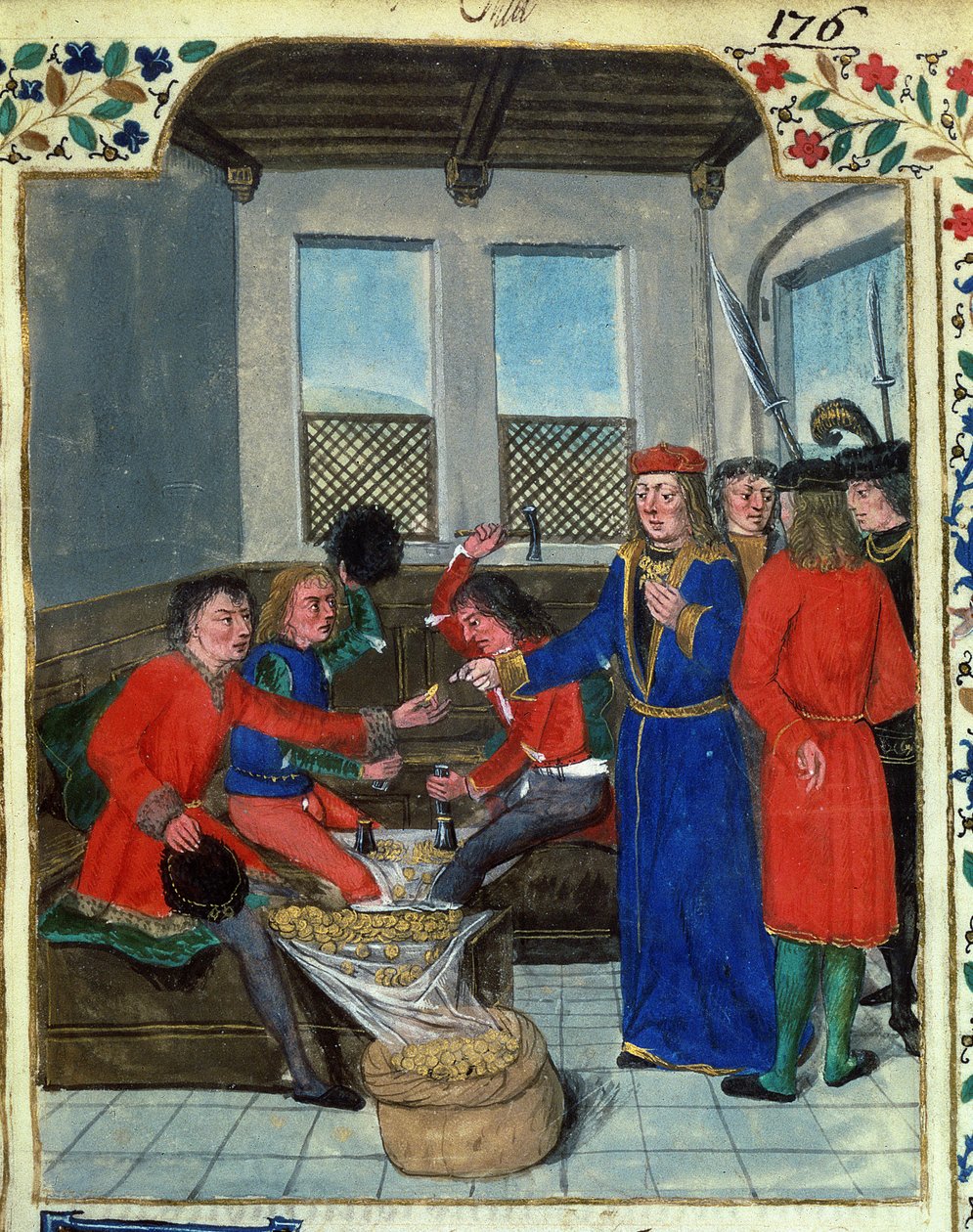 Fr 23927 f.5 Oppfinnelsen og fremstillingen av penger fra `Royal Regulations on the Use of Money Laget av kong Charles VII av Nicolas Oresmes av French School