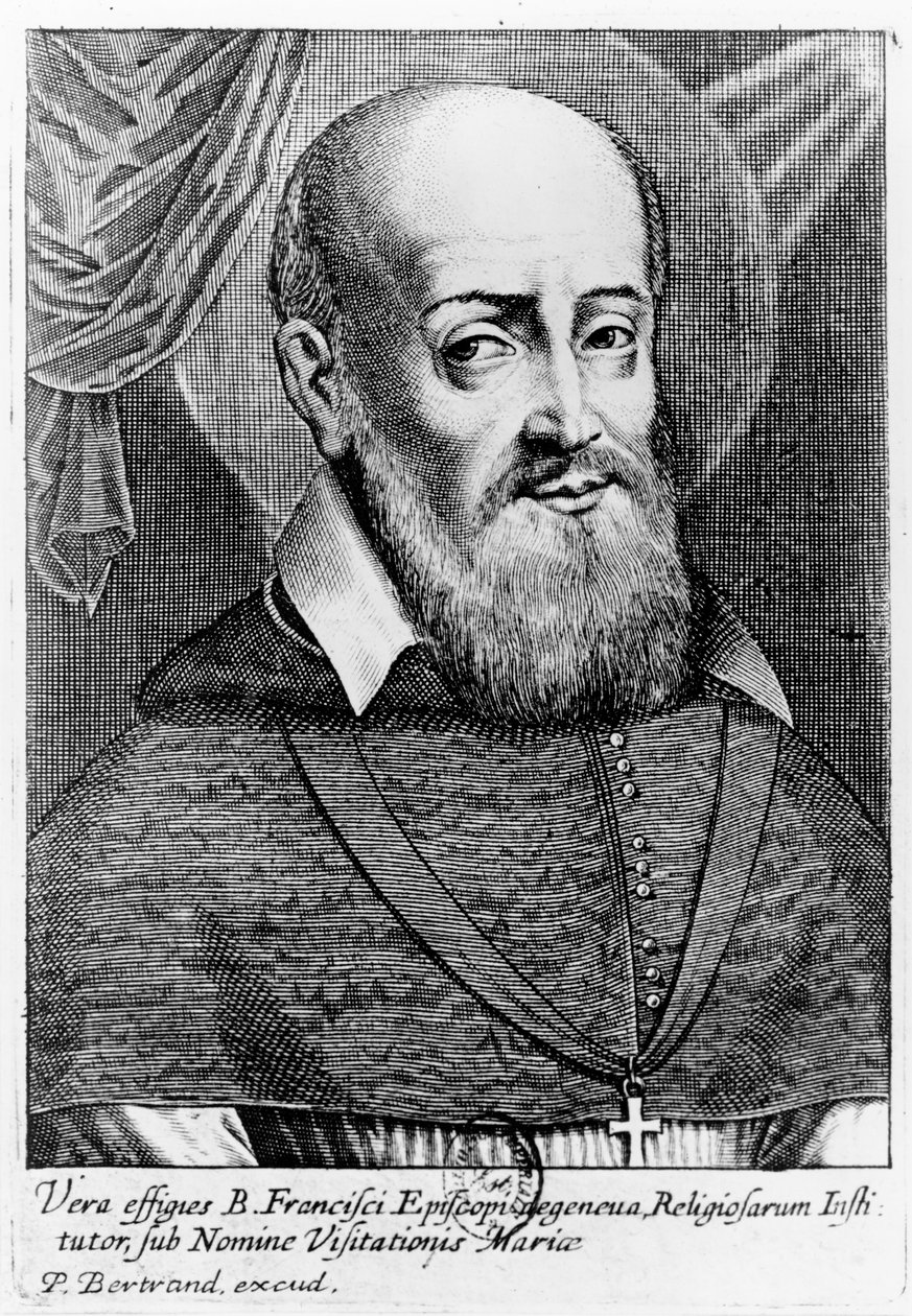 Francis de Sales (gravering) av French School