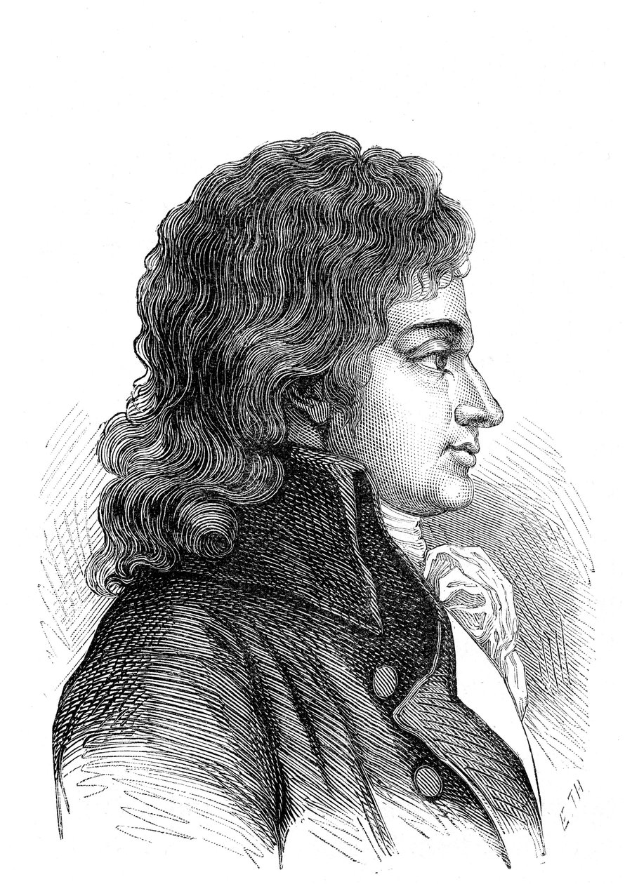 Francois Antoine, greve av BOISSY av ANGLAS (gravering) av French School