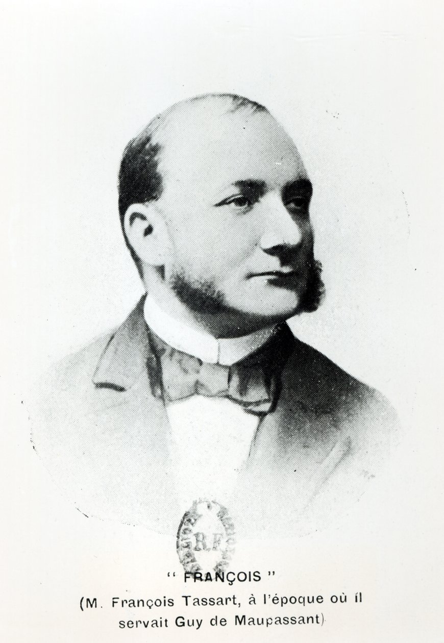 Francois Tassart, betjent til Guy de Maupassant (1850-93), fra La Fin de Maupassant av Georges Normandy, utgitt i 1927, Paris av French School