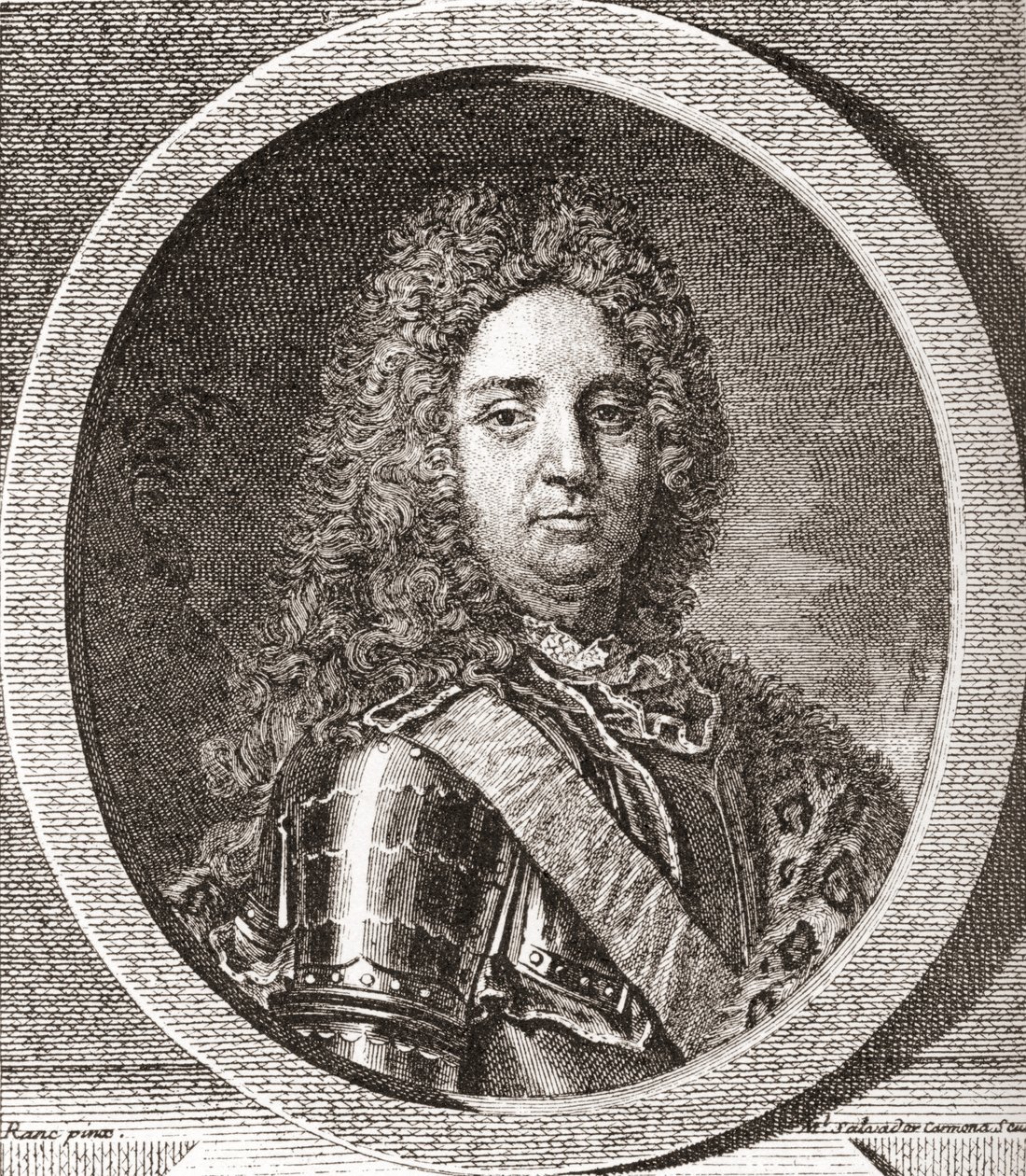 François-Marie de Broglie, 1. hertug av Broglie, 1671 1745. Fransk militærleder. Fra Les Heures Libres utgitt 1908. av French School