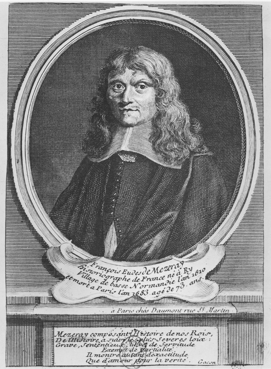 Francois Eudes de Mézeray (gravering) av French School
