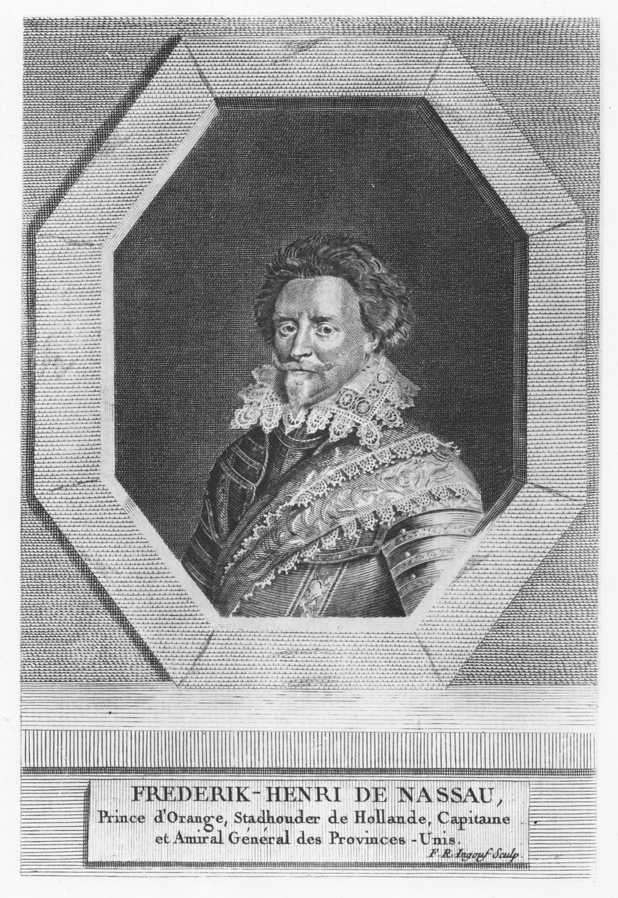 Frederick Henry, prins av Orange-Nassau (gravering) av French School