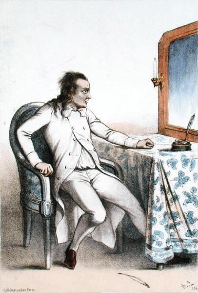Frederick Lemaitre (1800-76) i rollen som Georges Maurice fra 