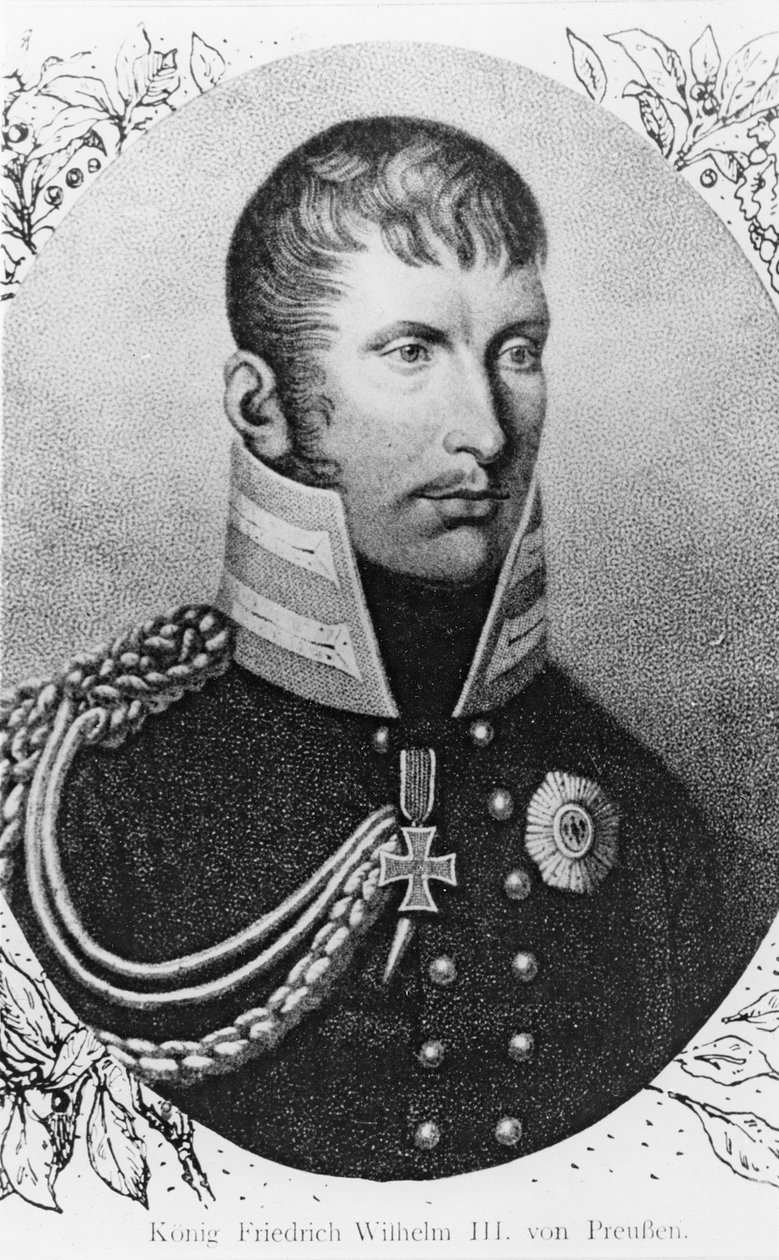Frederick William III, King of Prussia (engraving) av French School