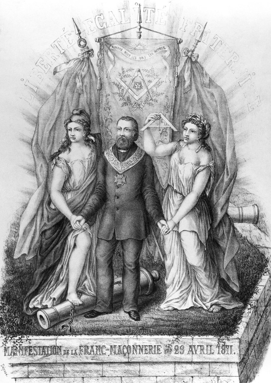 Frimureriet og kommunen, 1871 av French School