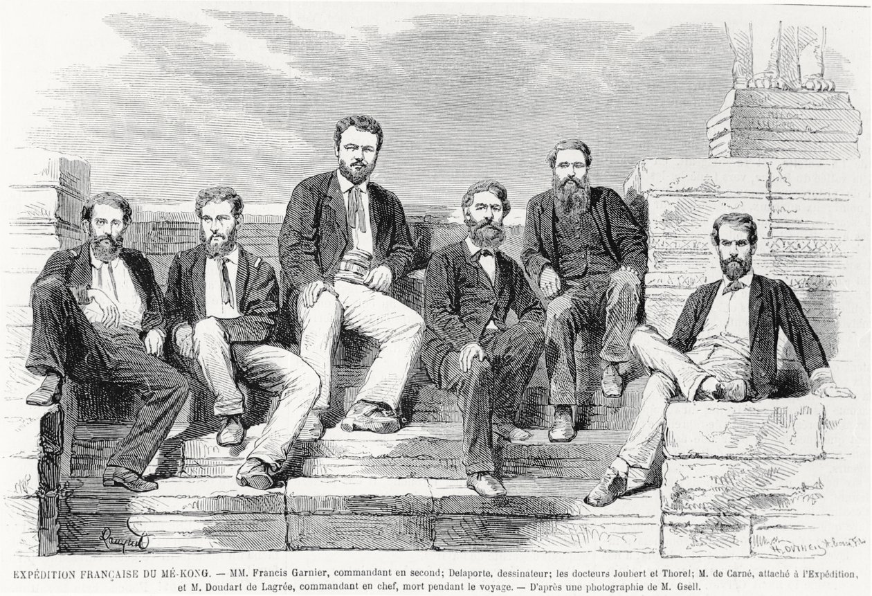 Fransk ekspedisjon til Me-Kong, 1868 av French School