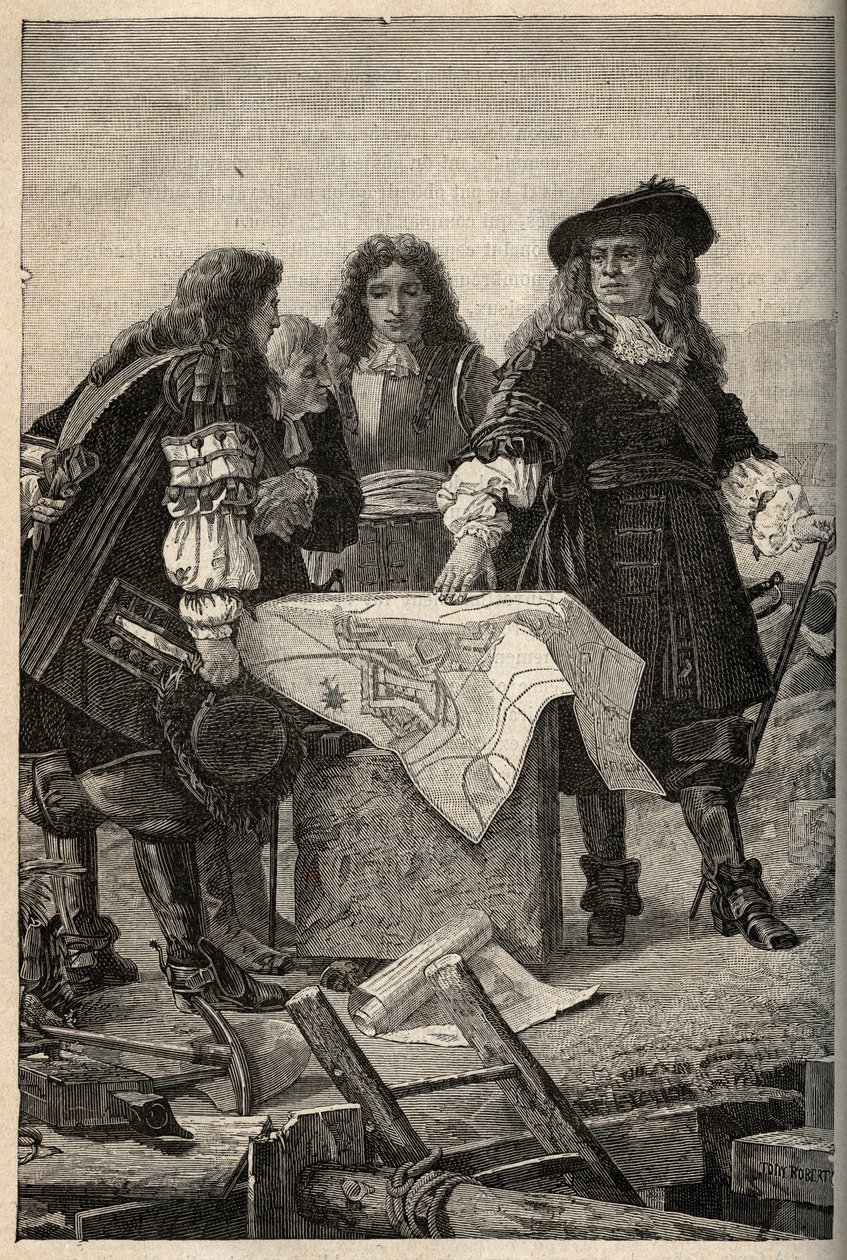 French architect Vauban draws up the plans for the fortifications of Belfort (east of France) at Louis XIV