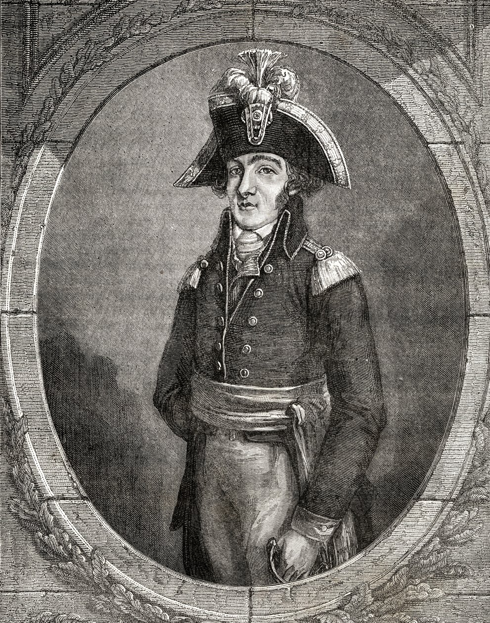Den franske revolusjonæren Francois Henriot (1761-1794) av French School
