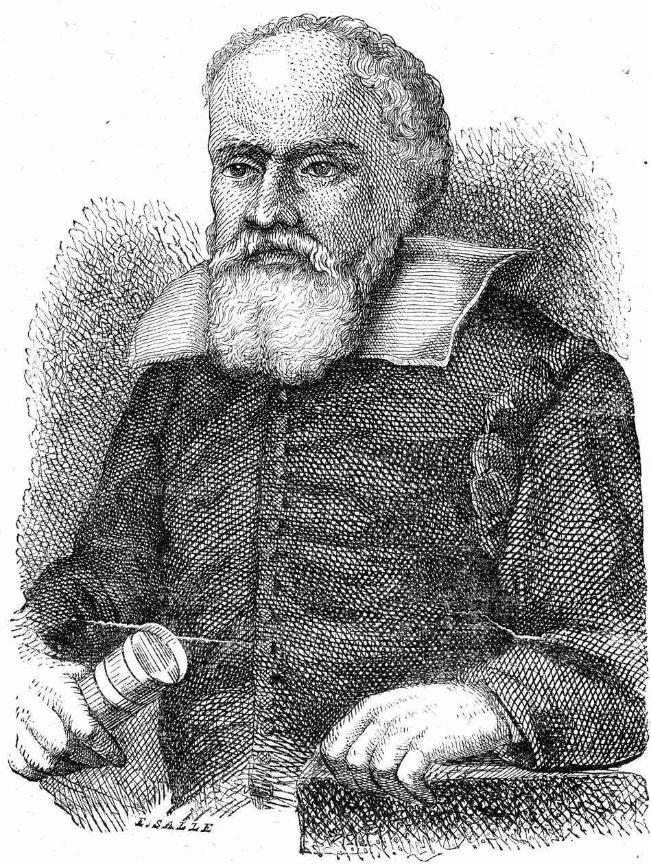 GALILEO GALILEI (1564-1642) (gravering) av French School