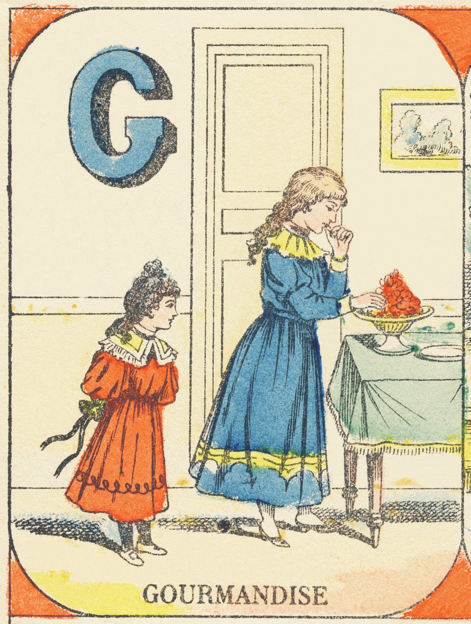 G H I: fråtsing av French School