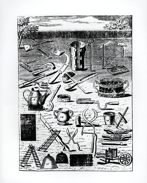 Hageredskaper, fra 