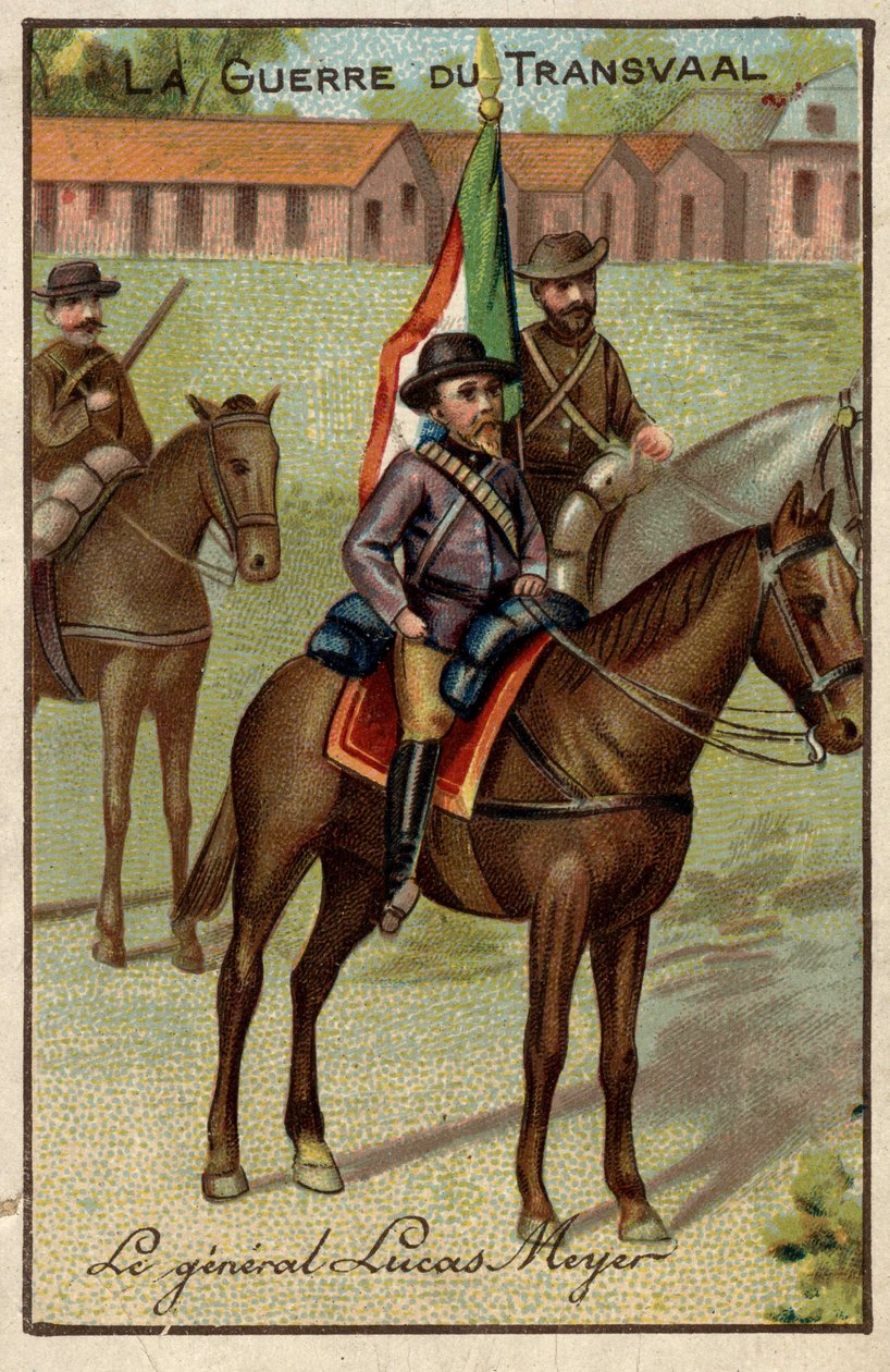 General Lucas Meyer under Transvaal-krigen (mot boerne) av French School