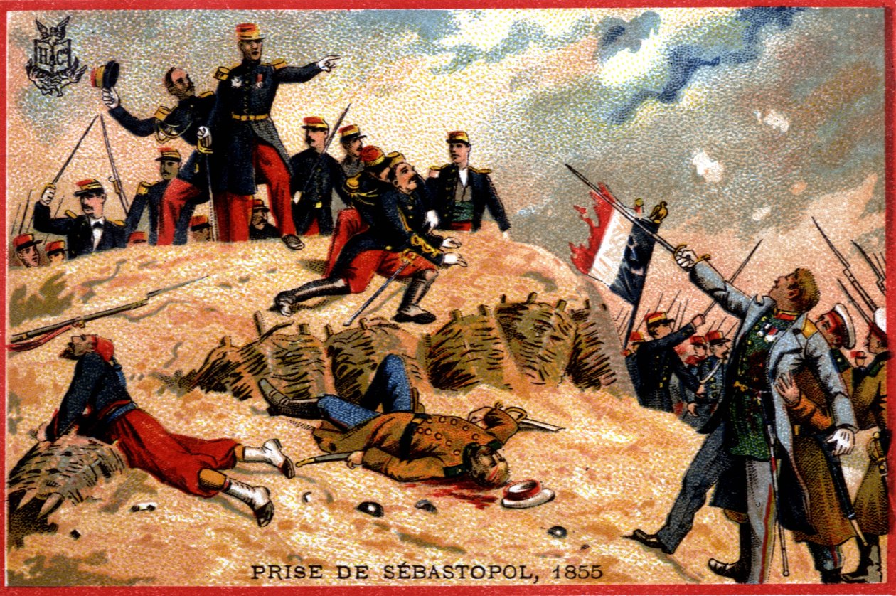 General Pelissier ved fangsten av Sevastopol av French School