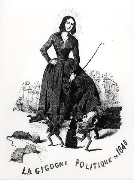 George Sand, den politiske storken, fra 