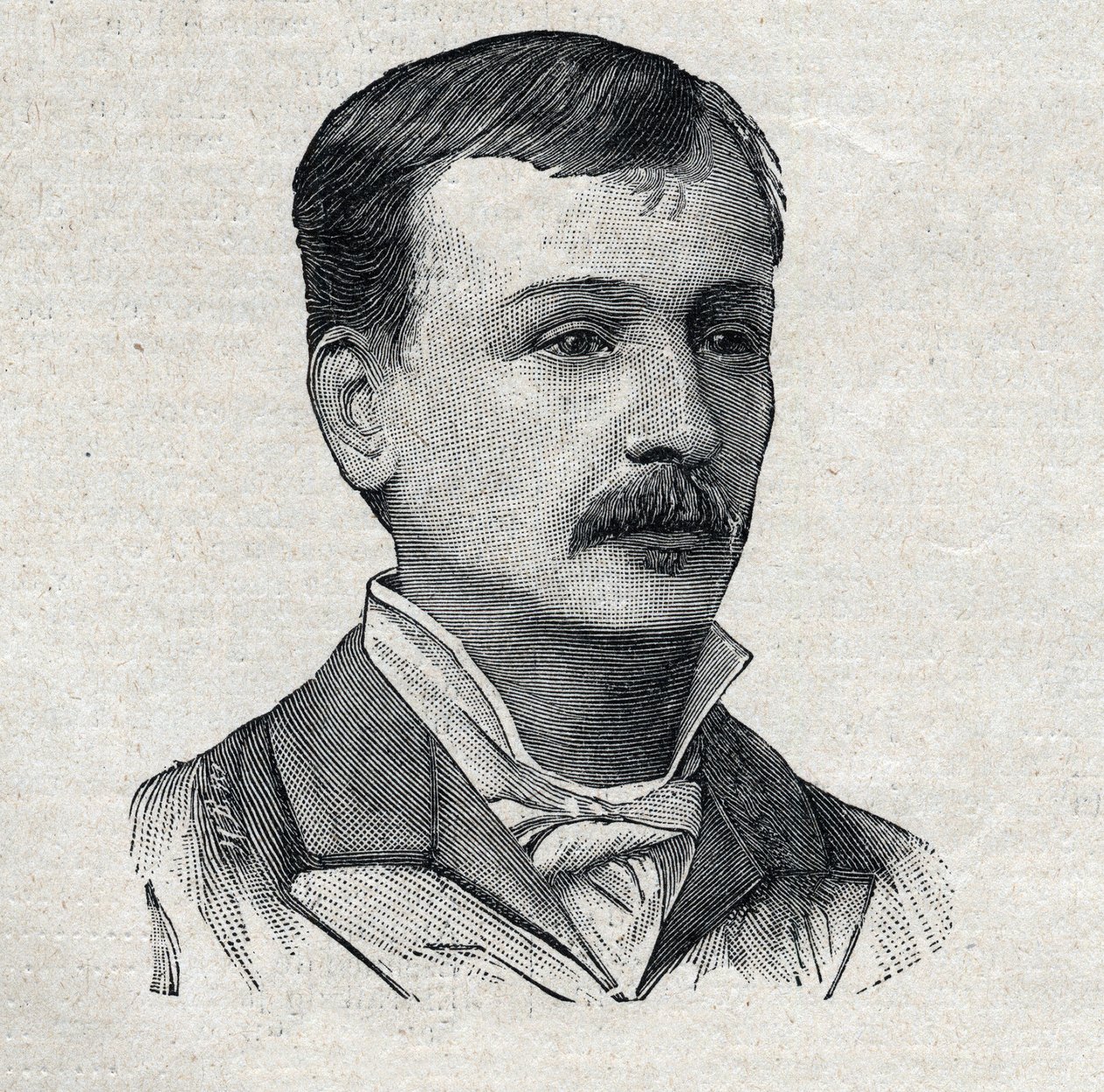Georges Courteline, ved hans virkelige navn Georges Victor Marcel Moinaux (1858-1929), fransk romanforfatter og dramatiker, i "Le Petit Parisien"" av French School