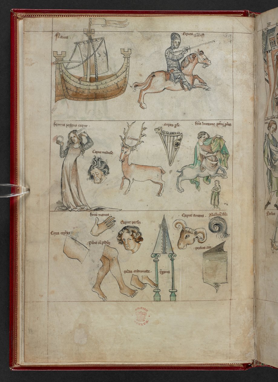 George Fendulus, Book of Astrology, Sloane MS 3983, f.4v (vellum) av French School
