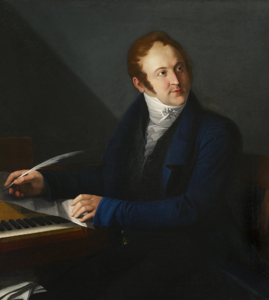 Gioacchino Antonio Rossini, ca. 1824 av French School