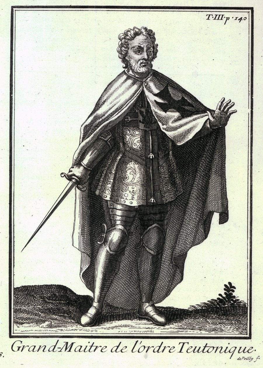 Grand Master of the Teutonic Order, en illustrasjon fra 