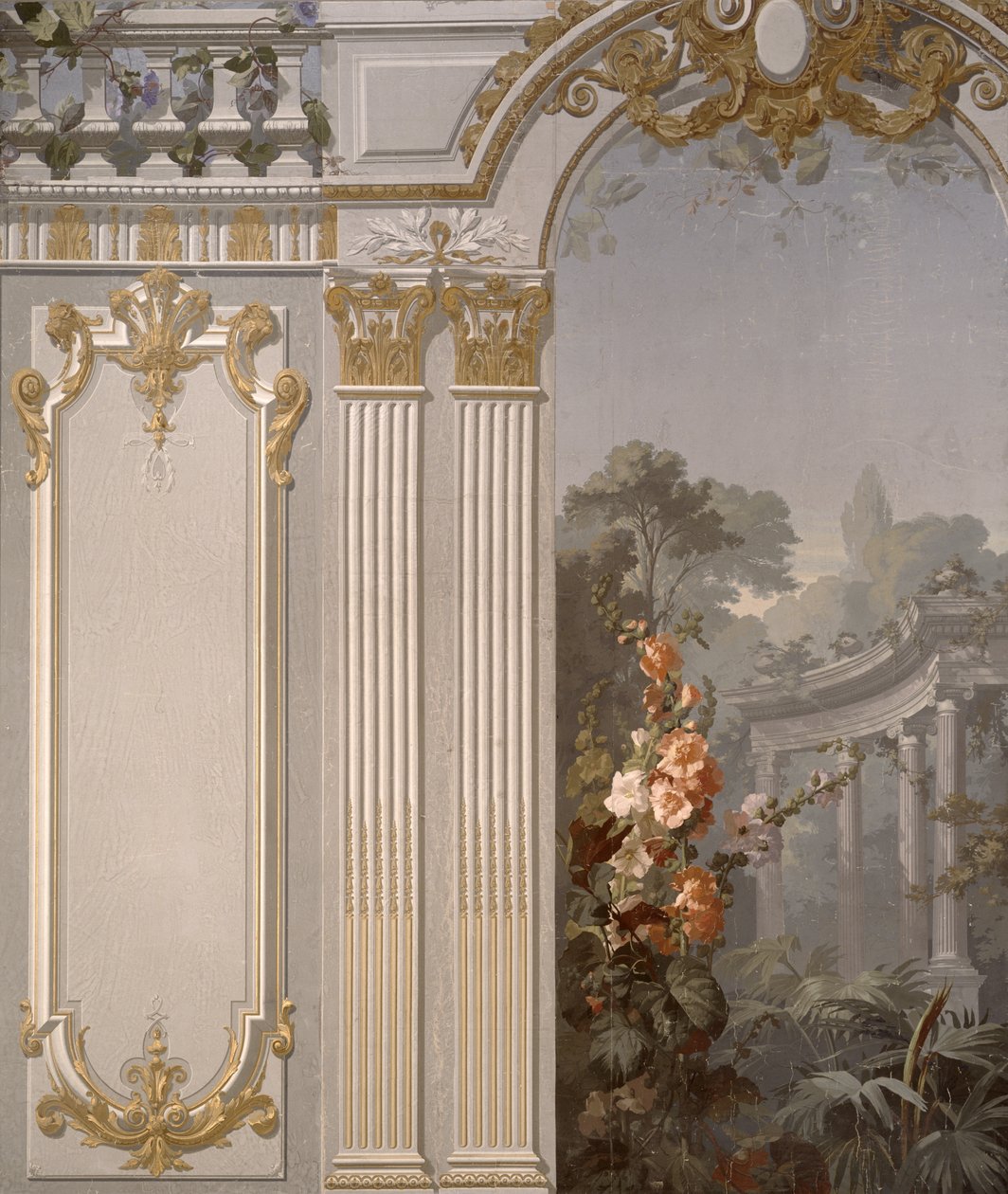 Grande Galerie de Louis XIV, tapetdesign av Victor Dumont, produsert av Delicourt Hook freres succ., Paris, 1876, av French School
