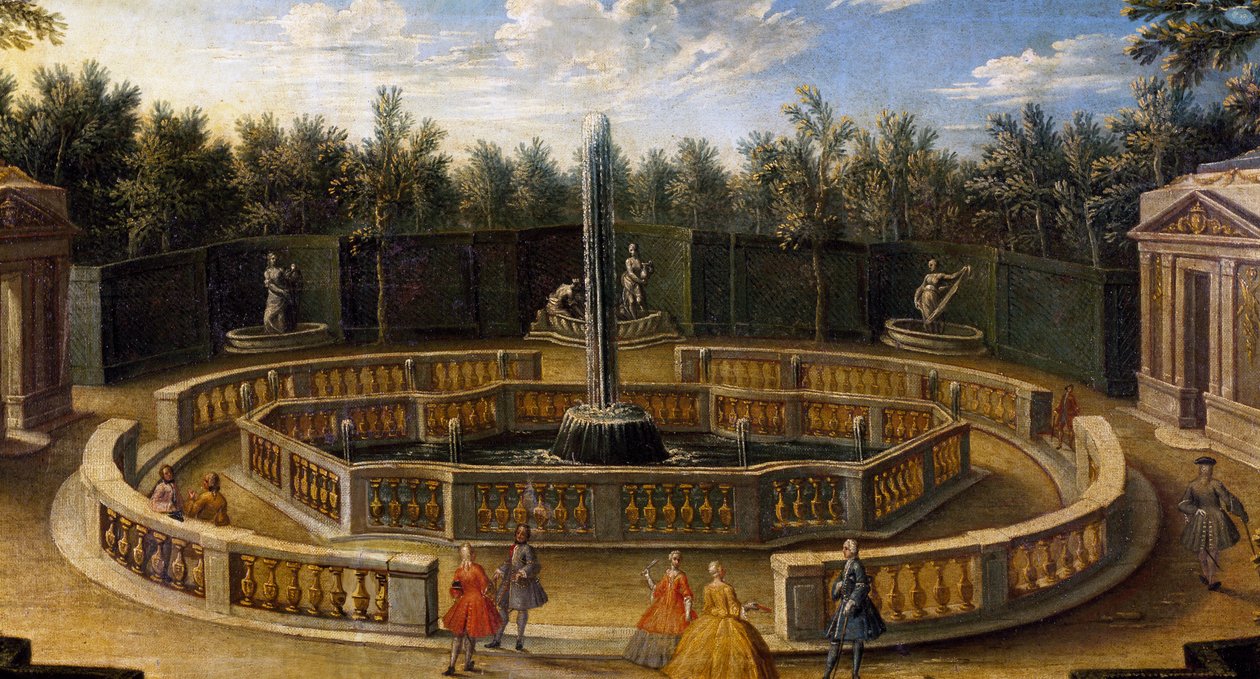 Grove of Domes i Versailles av French School