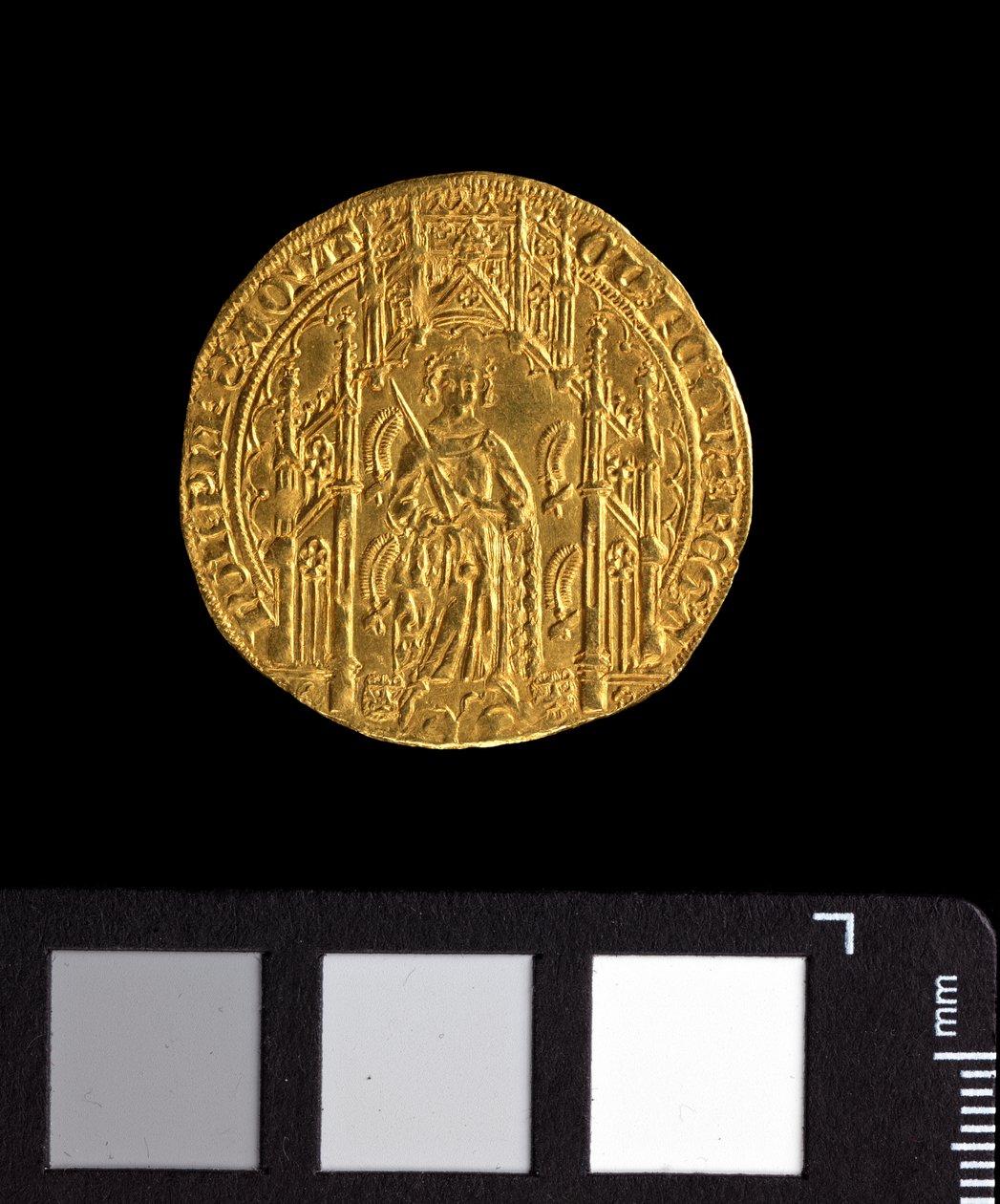 Guyennois d"or av Edward "The Black Prince", 1362-72 av French School