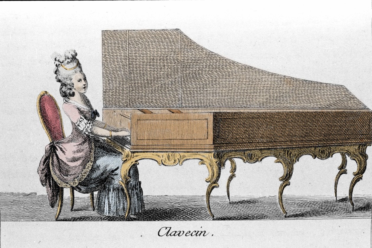 Cembalo-spiller (Cembalo, cembalo). av French School