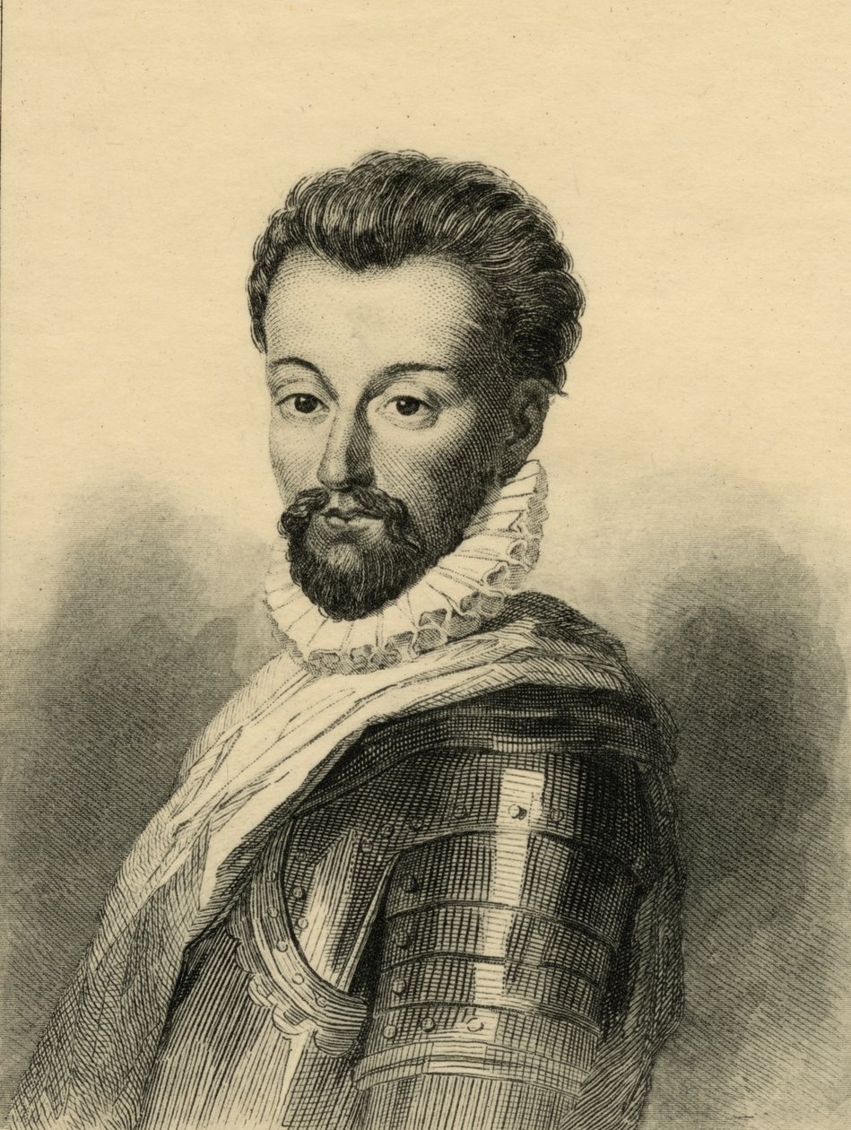 Henri II av Bourbon (1588-1646) Prins av Conde av French School