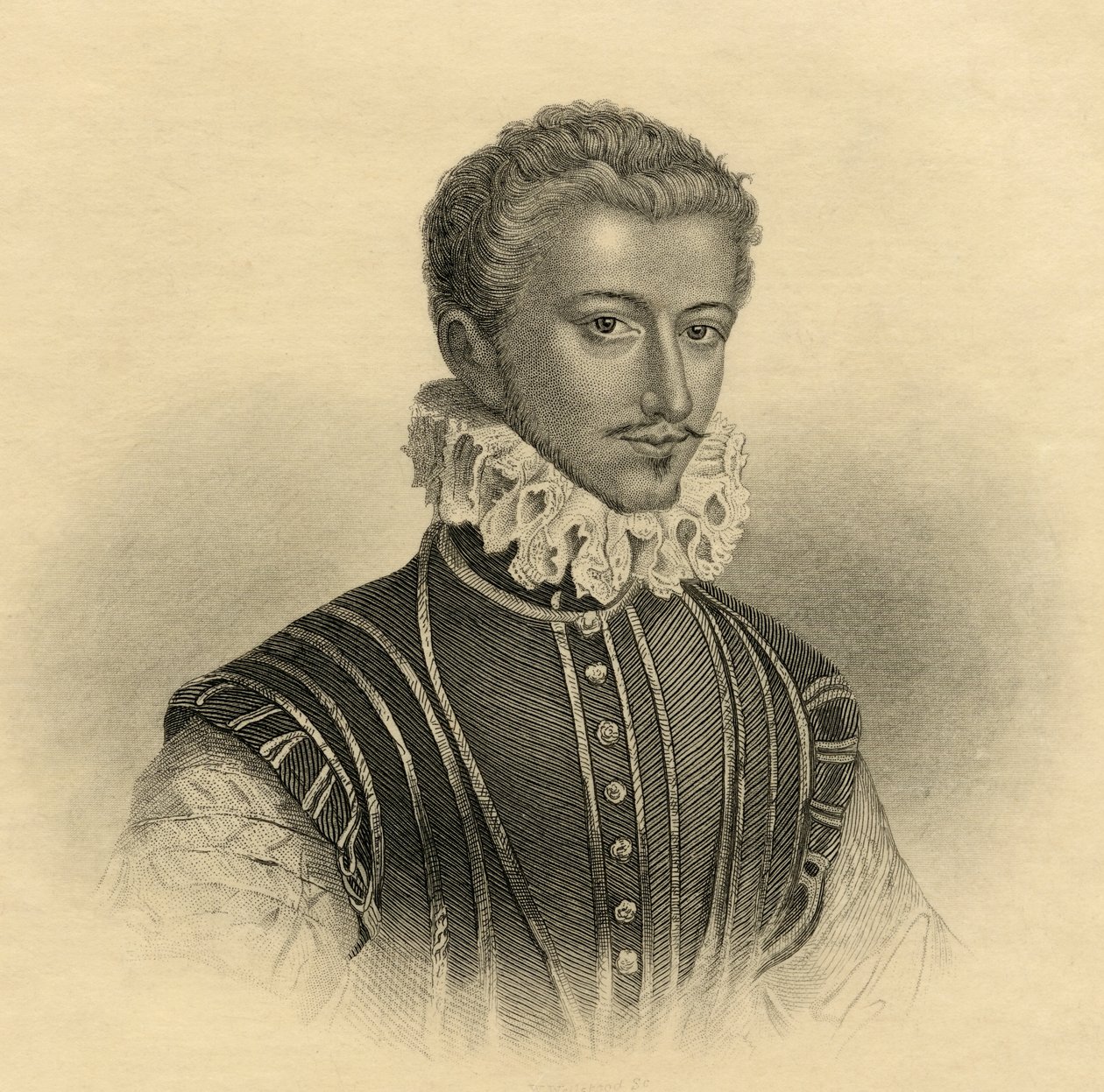 Henri I (1549-88) av Lorraine, hertug av Guise av French School
