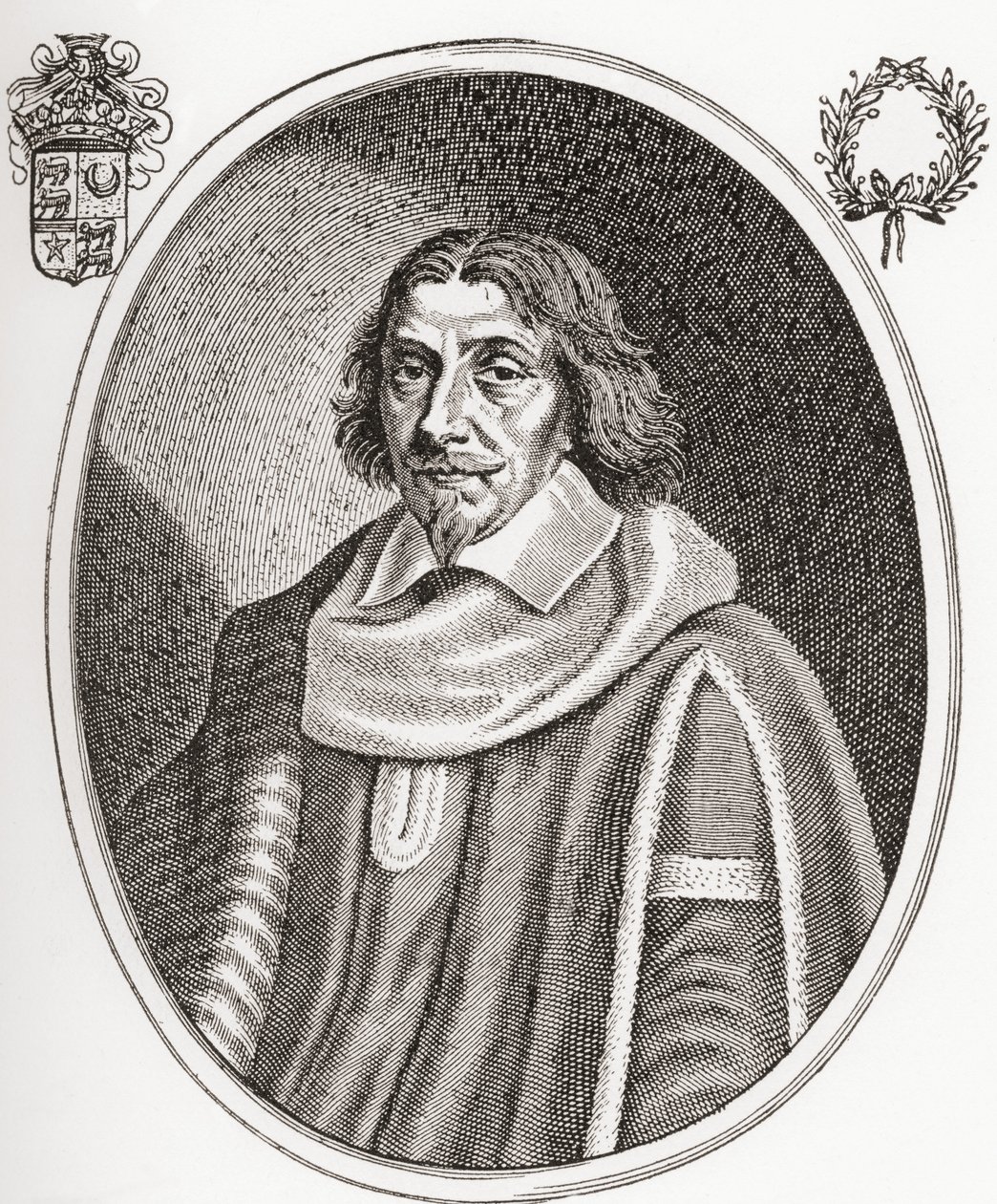 Henri de Mesmes, Lord of Roissy, Marquis of Mongneville and Everly, 1575-1650. Fransk sorenskriver og borgermester i Paris. Fra Les Heures Libres utgitt 1908. av French School