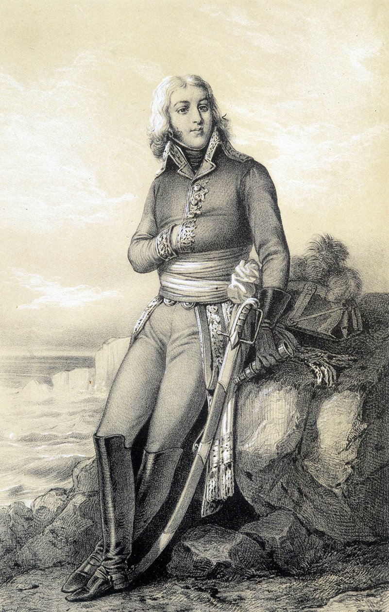 Hoche - i "Historical Gallery of the French Revolution"" av Albert Maurin av French School