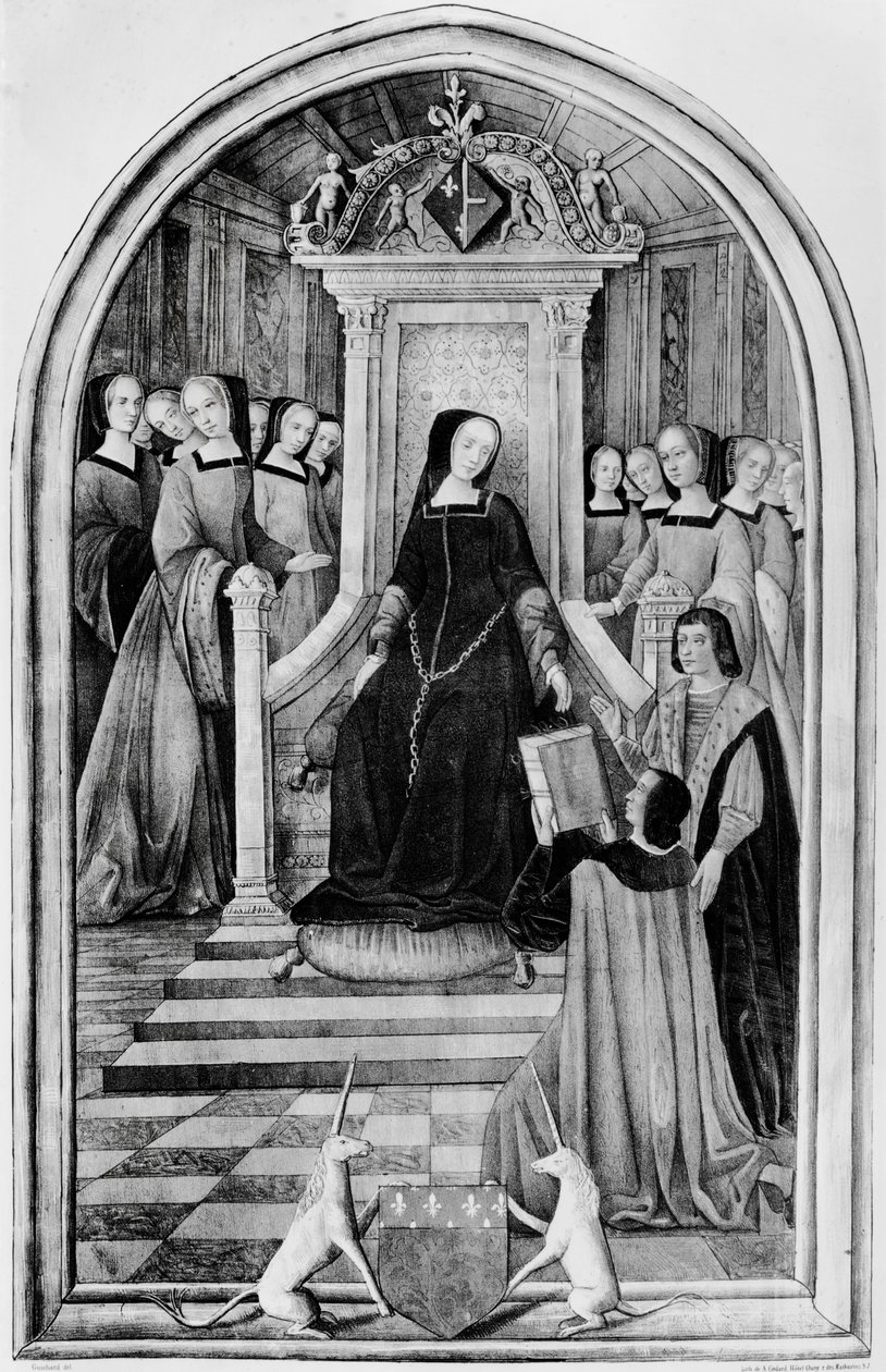 Homage til Louise de Savoie (1476-1531) ved Amiens i 1518, fra 