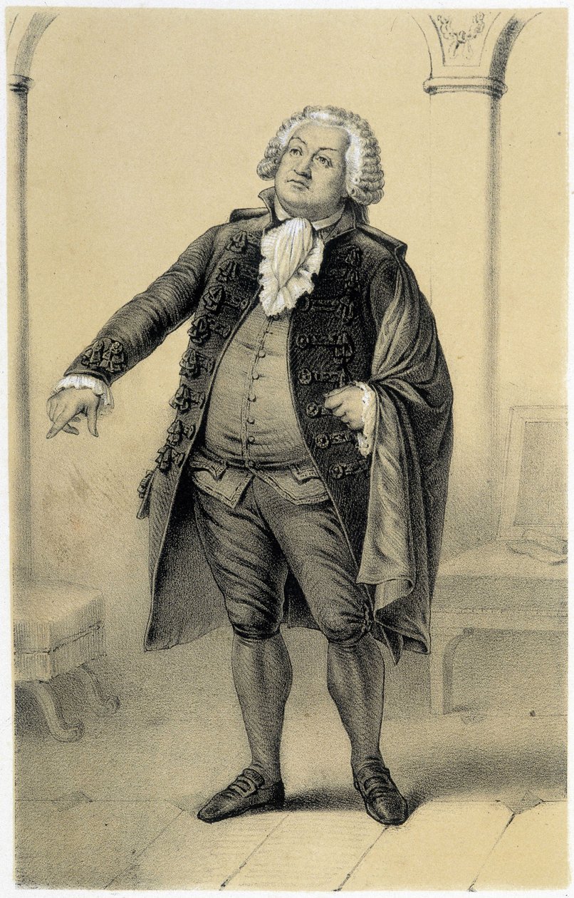 Honore Gabriel (Honore-Gabriel) Riqueti, greve av Mirabeau (1749-1791) - i "Historical Gallery of the French Revolution" av Albert Maurin av French School