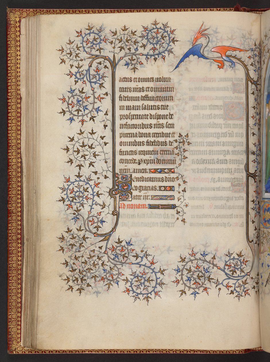 Hours of the Virgin, Book of Hours, Legg til MS 32454 f.37v, Frankrike av French School