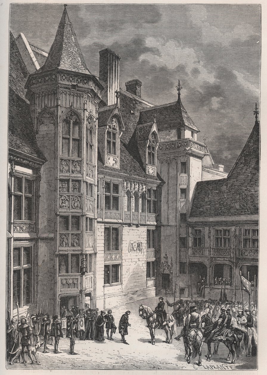 Huset til Jacques Coeur av French School