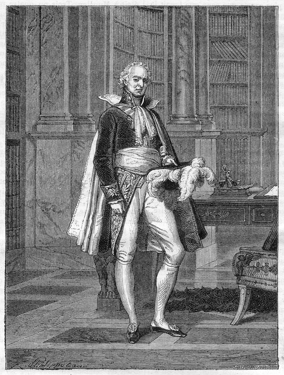 Hugues Bernard Maret (1763-1839), Duke of Bassano, French politician (1807) - in “Histoire de l