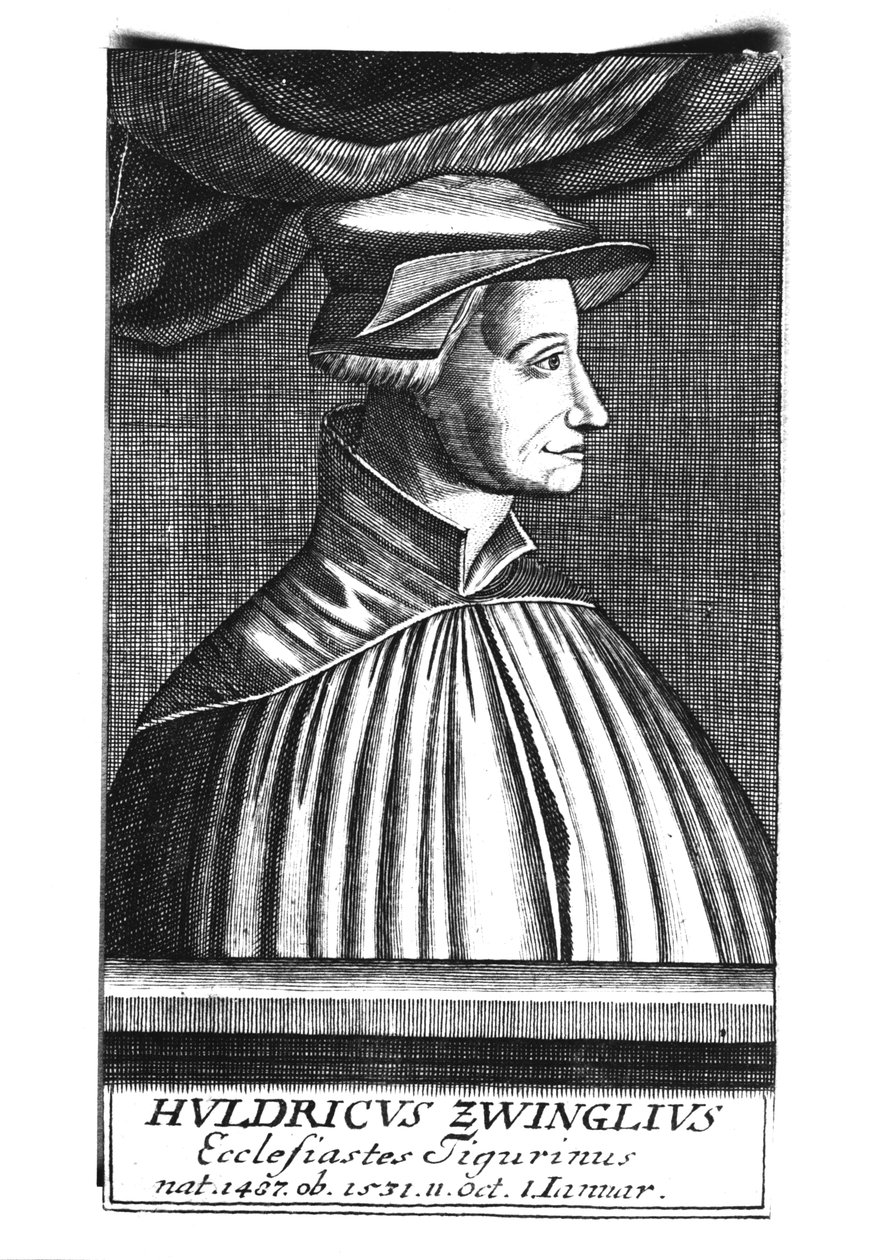 Huldrych Zwingli (1484–1531) av French School