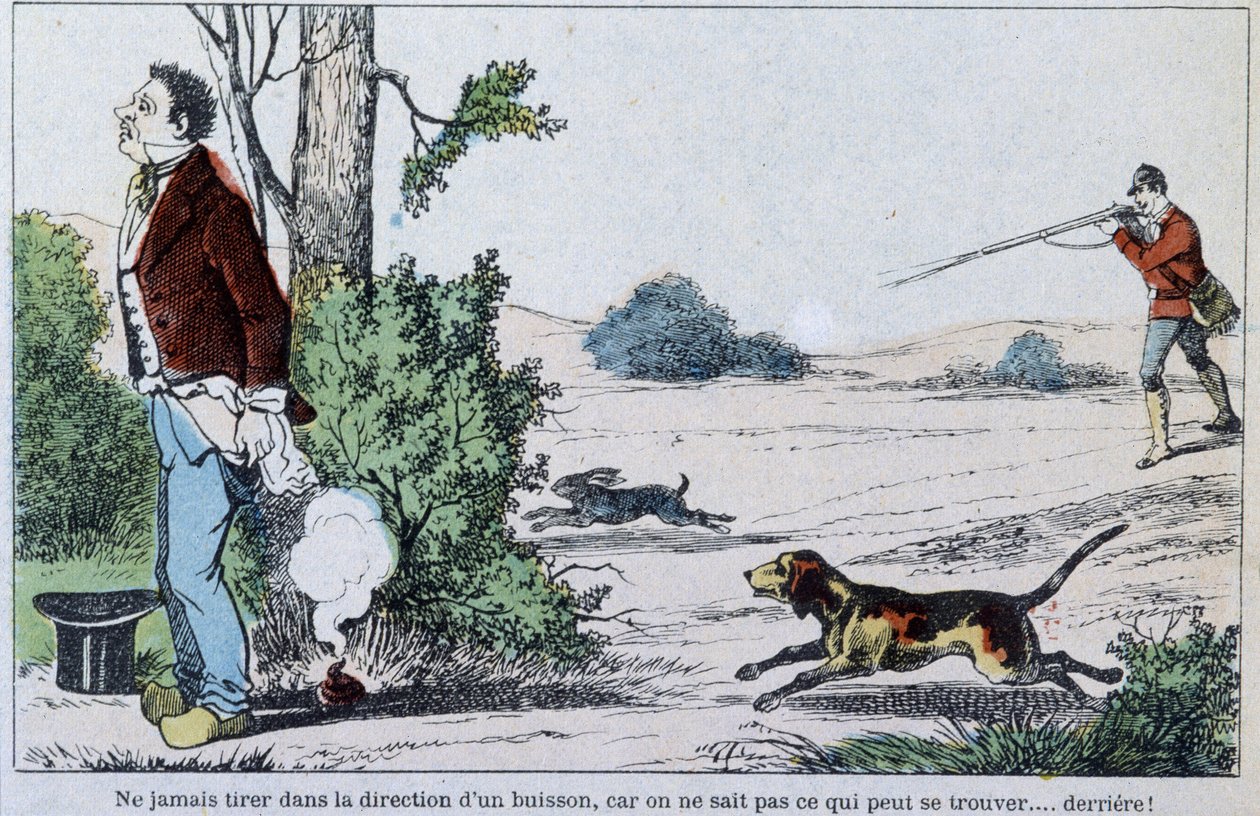 Jaktulykke – Bilde av Epinal: “” The Hunt””, a.n.d., ca. 1900 av French School
