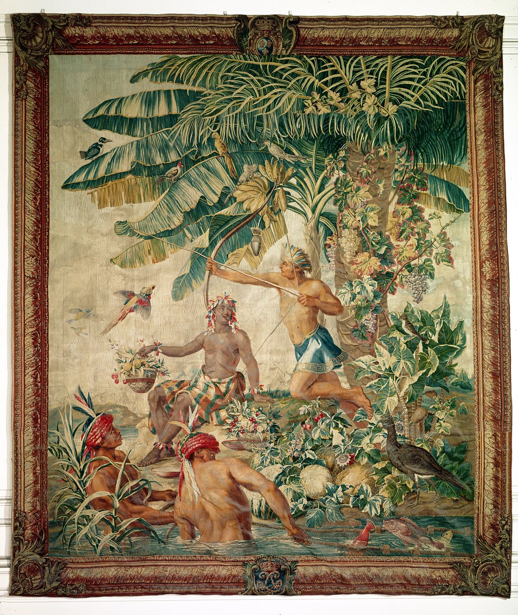 Jakt, fra New India Tapestry, Gobelin Workshop av French School