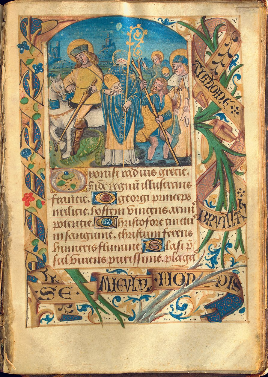 Illustrasjon fra "Timebok, bruk av Roma", ca.1480 av French School