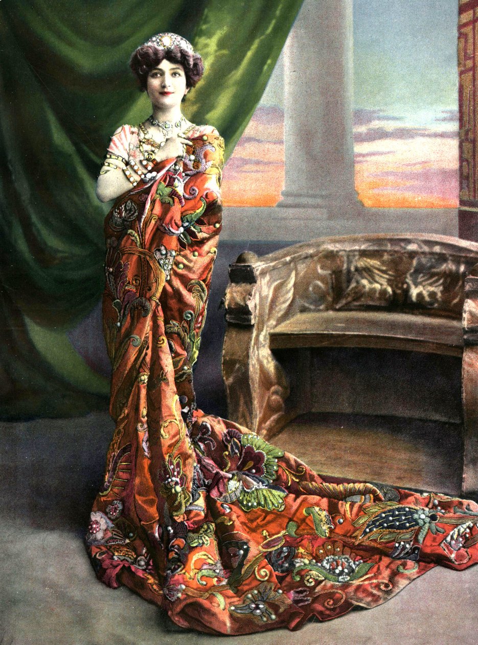 Illustrasjon fra magasinet «Le Theatre» av French School