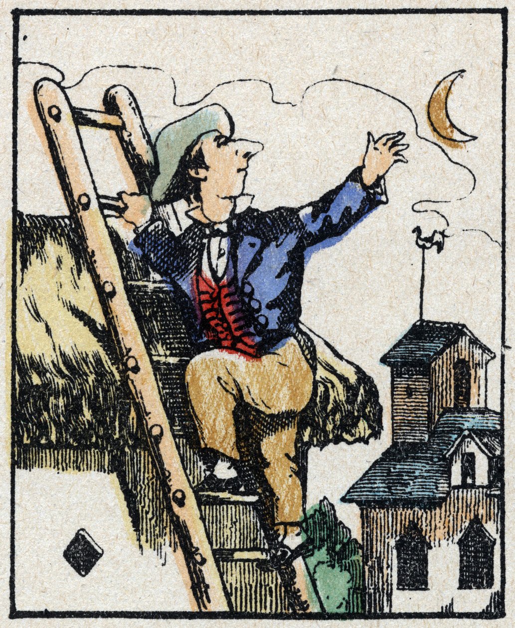 Illustration of the tale “” Veridique History of Jeannot Serinet “” Wood engraving of Imagery Pellerin - Epinal, sd. Late 19th century. av French School