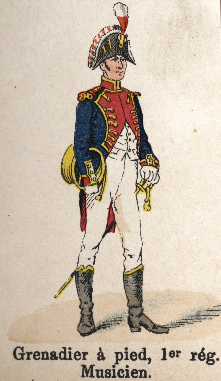 Imperial Guard Napoleon I: Grenadier til fots av French School
